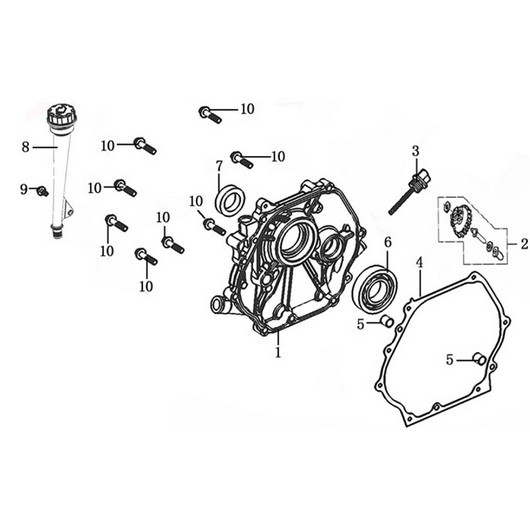 Крышка картера Champion ST861E
